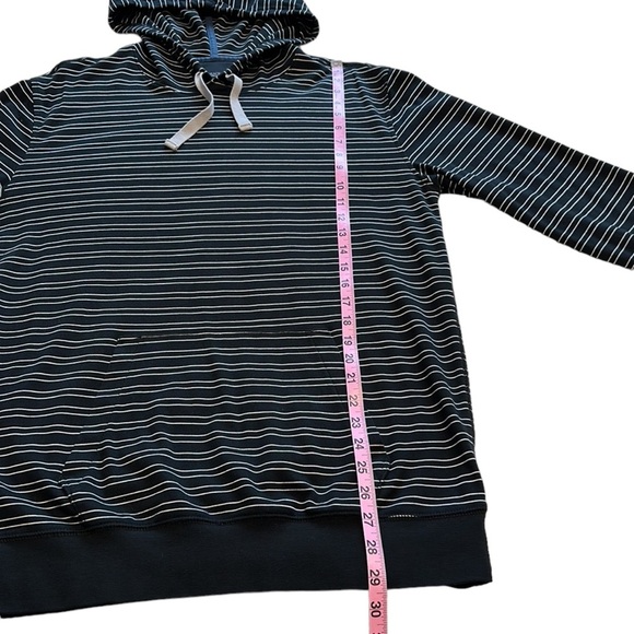 Saks Fifth Avenue X Black Slim Fit Jersey Hoodie - Size XXL - Picture 7 of 10